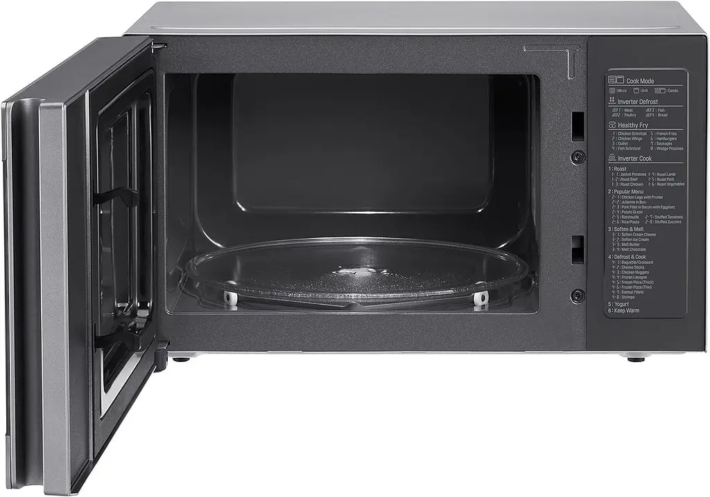 Микроволновая печь LG MH6565CPS, комбинированная микроволновая печь, 25 л, 1150 Вт, нержавеющая сталь - фото 5