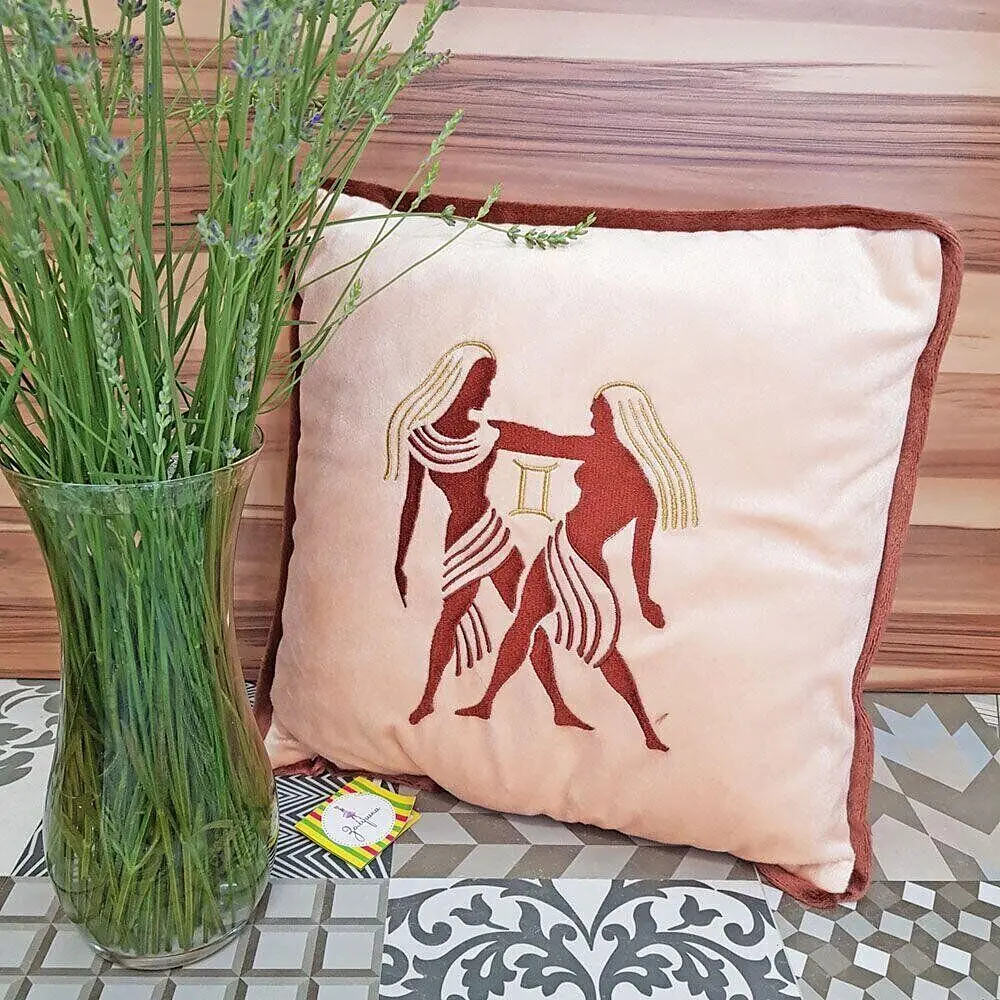 Мягкая игрушка Подушка Зодиак близнецы 32см - фото 2