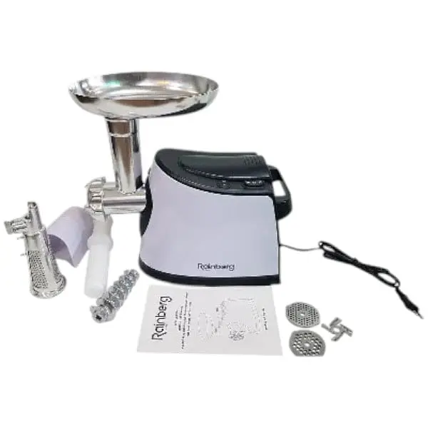 Електрична м'ясорубка з насадками для соку Rainberg RB-674  - фото 2