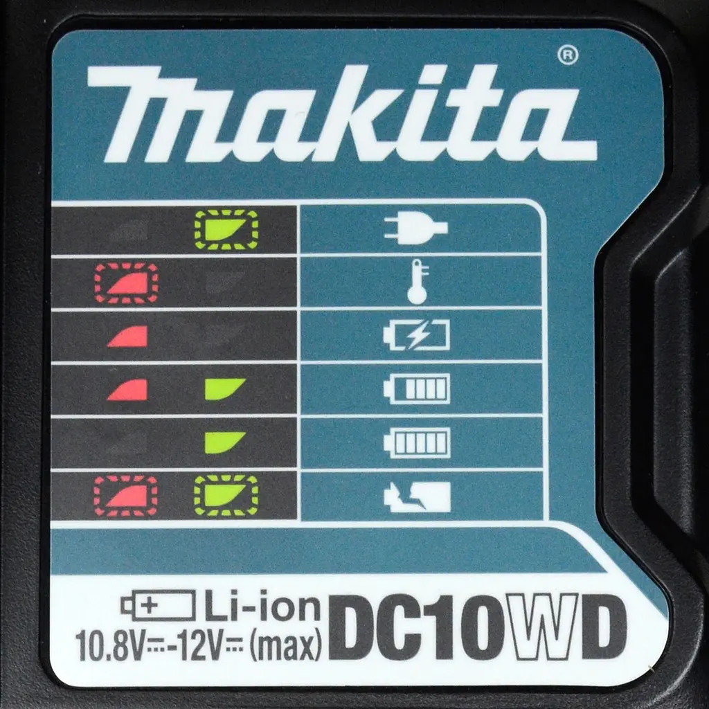 Пристрій для зарядки акумуляторів Makita CXT DC10WD (197343-0) - фото 5