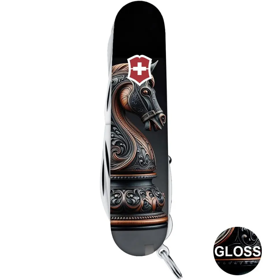 Складаний ніж Victorinox HUNTSMAN ZODIAC Шаховий кінь 1.3713.3.Z5310pk - фото 5