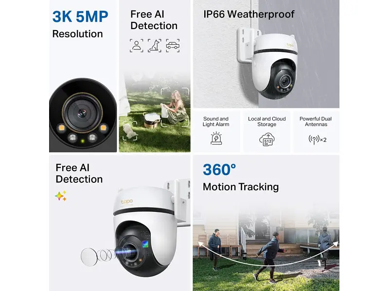 IP-камера відеоспостереження TP-LINK Tapo (C530WS) - фото 4