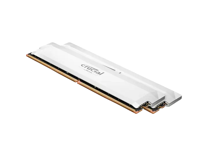 Оперативна пам'ять Crucial 32GB (2x16GB) DDR5 6000MHz Pro Overclocking White (CP2K16G60C36U5W) - фото 3
