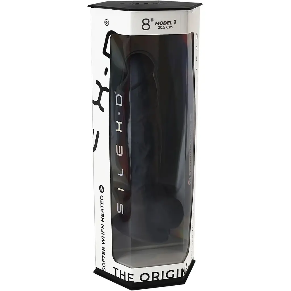 Фалоімітатор SilexD Vetus Black (MODEL 1 Size 8in) - фото 7