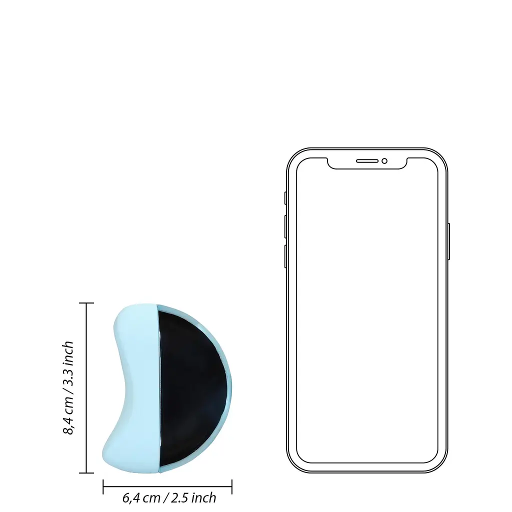 Вибратор для клитора Loveline Pulse Wave Clitoris голубой - фото 6