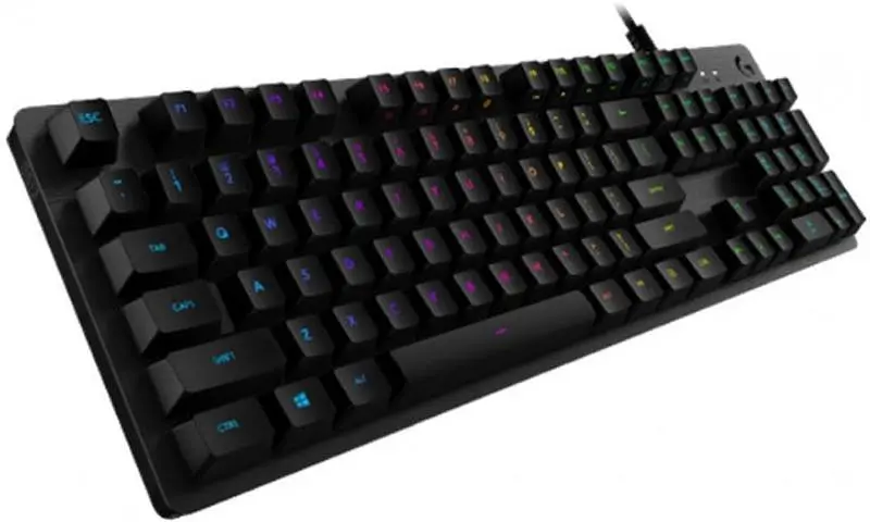 Клавiатура Logitech G512 Carbon Lightsync RGB Mechanical with GX Brown switches Black (920-009352) - фото 2