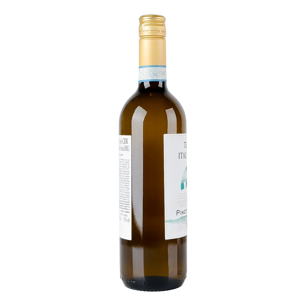 Вино Terra Italianica Pinot Grigio Delle Venezie DOC біле сухе 0.75 л - фото 2