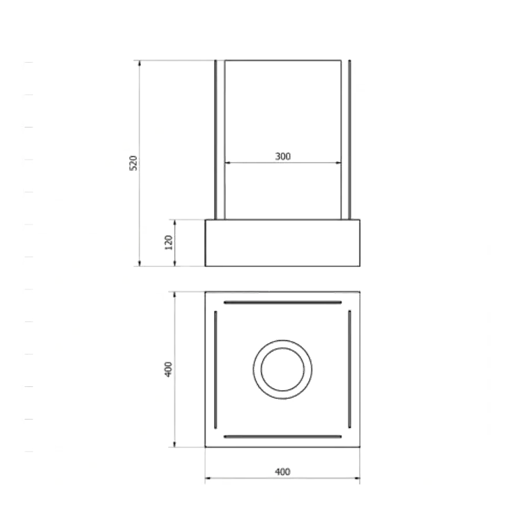 Биокамин GMT Sunset Garden White 400х520х400 мм - фото 4