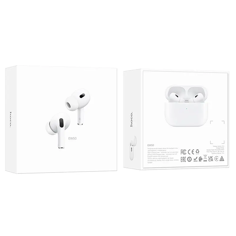 Бездротові навушники TWS HOCO EW50 True wireless stereo headset White - фото 9
