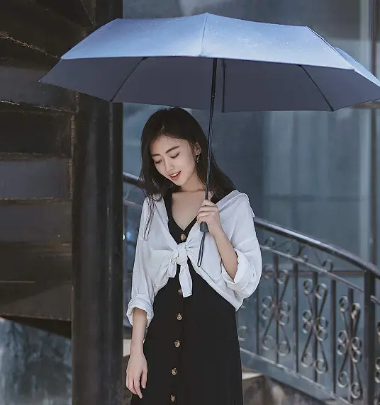 Парасолька Xiaomi RunMi 90 Points All Purpose Umbrella (5052BK) Grey - фото 6
