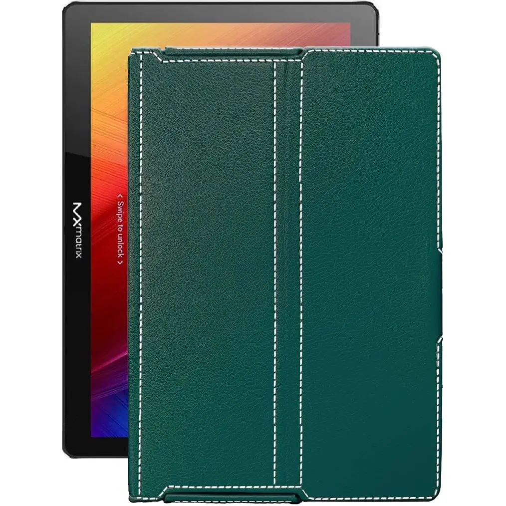 Чохол StatusCASE з екошкіри для планшету Matrix 1016 3G Тм. Бірюзовий - фото 1