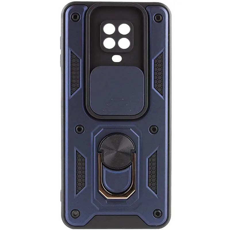 Чохол Ummi Camshield Serge Ring для Xiaomi Redmi Note 9s / Note 9 Pro / 9 Pro Max Синій / Navy