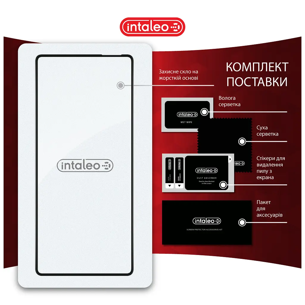 Скло захисне Intaleo Full Glue Infinix Note 40 4G Black (1283126594915) - фото 8