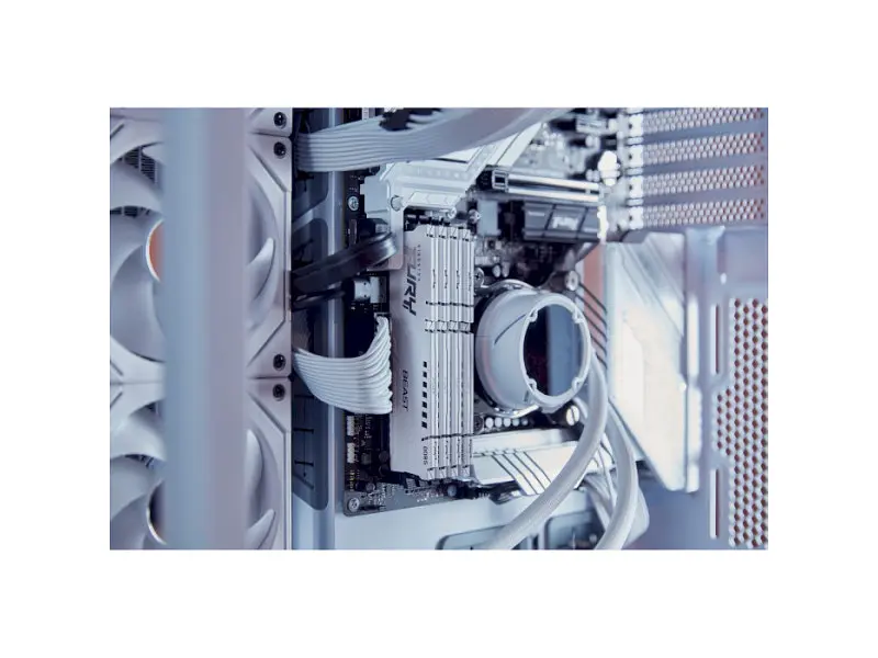 Пам'ять для настільних комп'ютерів Kingston FURY 32 GB DDR5 6000 MHz Beast EXPO White (KF560C30BWE-32) - фото 5