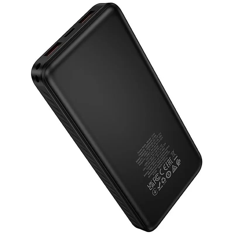 Портативний ЗП Power Bank Hoco J154 Victorious 22.5W+PD20W 10000 mAh Black - фото 2