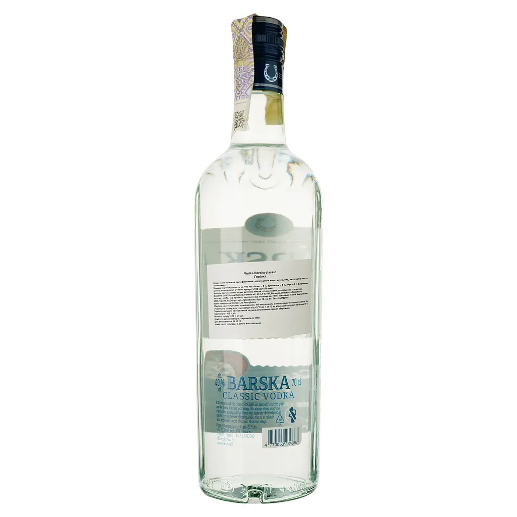 Водка Barska Classic 40% 0.7 л - фото 2