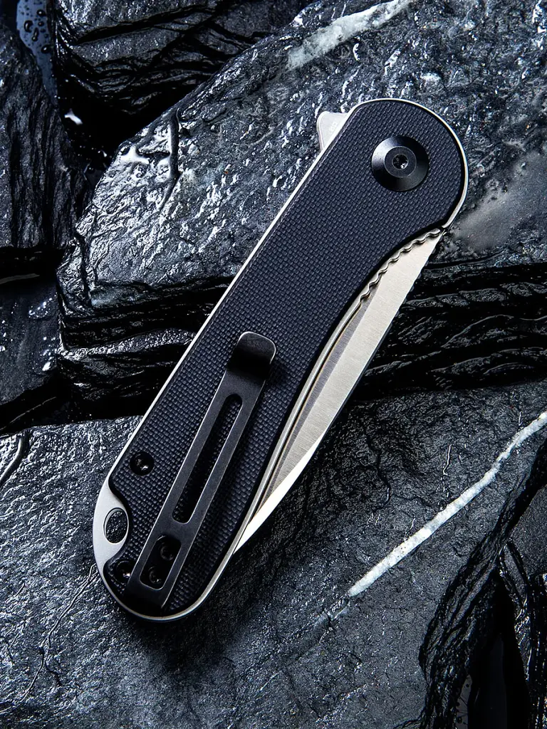 Складаний ніж Civivi D2 7,5 см G10 чорний - фото 6