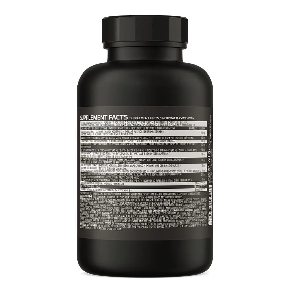 Стимулятор тестостерону OstroVit Testo Extreme, 90 капсул - фото 2
