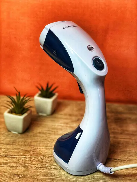 Відпарювач ручний для одягу Glamouric Steamer Df-019 пароочисник для речей та штор 1100 Вт Білий - фото 3