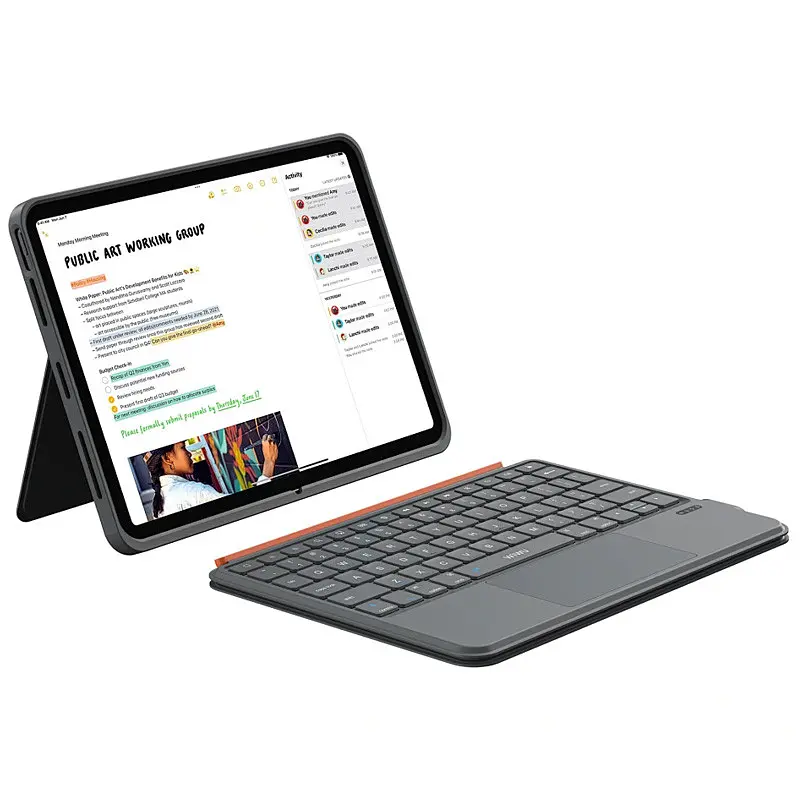 Клавіатура-чохол MK-005 3 in 1 для iPad Pro 11" (2024) Bluetooth Grey Wiwu teh0029790 - фото 2