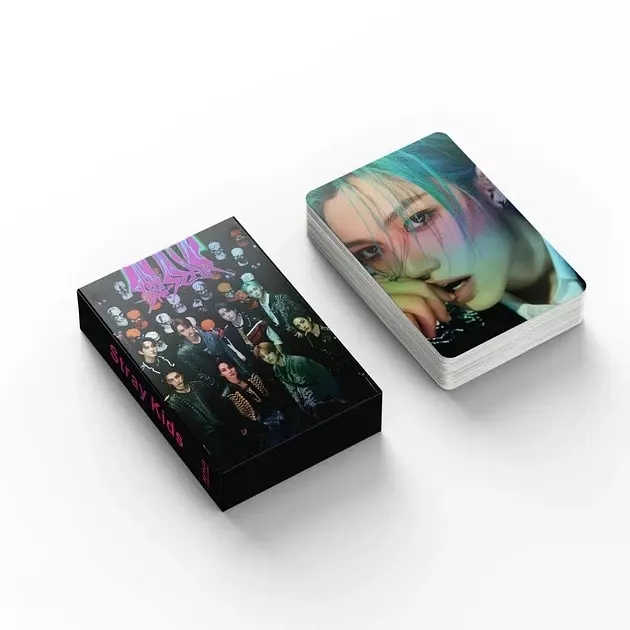 Ломо Карти Lomo Card China Stray Kids / SKZ Стрей Кідс голографічні СС C SK 08 - фото 3