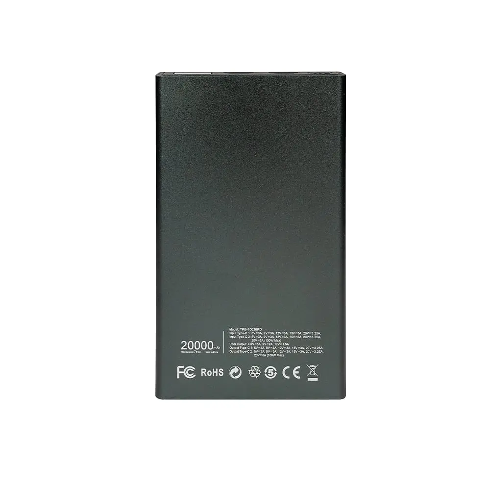 Повербанк 20000 mAh Power Bank Trinix TPB-10020PD Grey 100W (43-00074) - фото 4