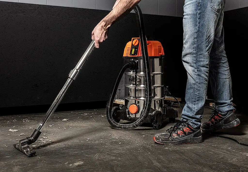 Пилосос професійний Neo Tools 1600 Вт 18 кПа контейнер 35 л HEPA колеса - фото 5