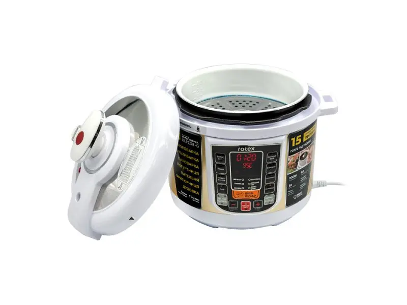 Мультиварка-скороварка Rotex REPC58-G - фото 5