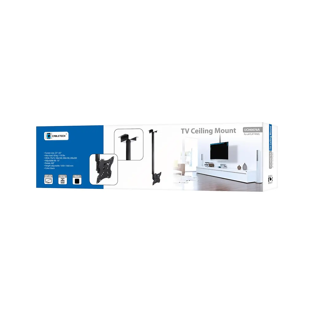 Кронштейн Cabletech UCH0076A Чорний (110616664) - фото 4