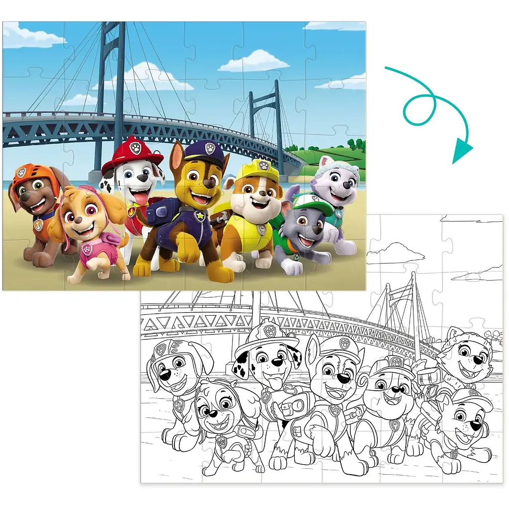 Пазл DoDo 2 в 1 Paw Patrol, 30 элементов (200159) - фото 3