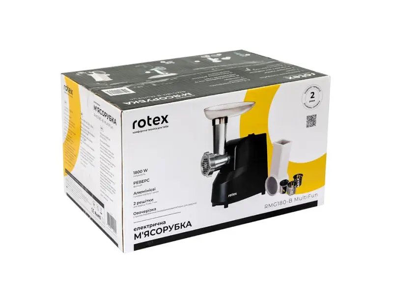 М'ясорубка Rotex RMG180-B MultiFun - фото 5