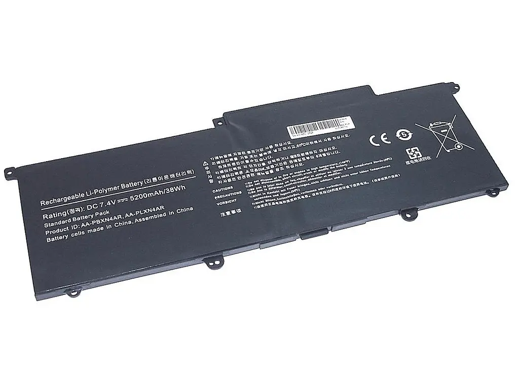 Акумулятор для ноутбука Samsung AA-PBXN4AR 900X3C-A01 7.4V Black 5200 mAh - фото 2