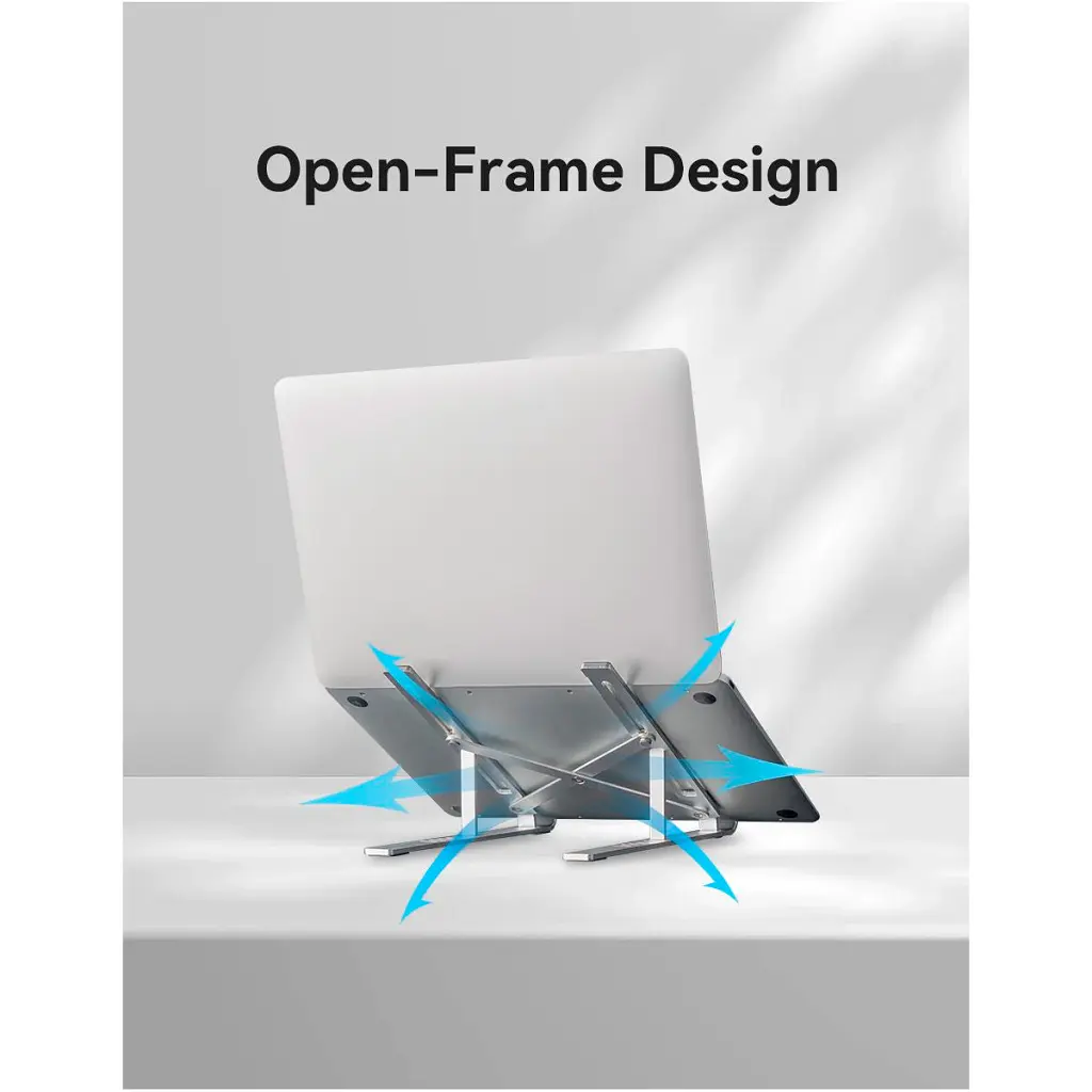 Підставка до ноутбука Vention Laptop X-type Stand Silver Aluminum Alloy (KDMI0) - фото 7
