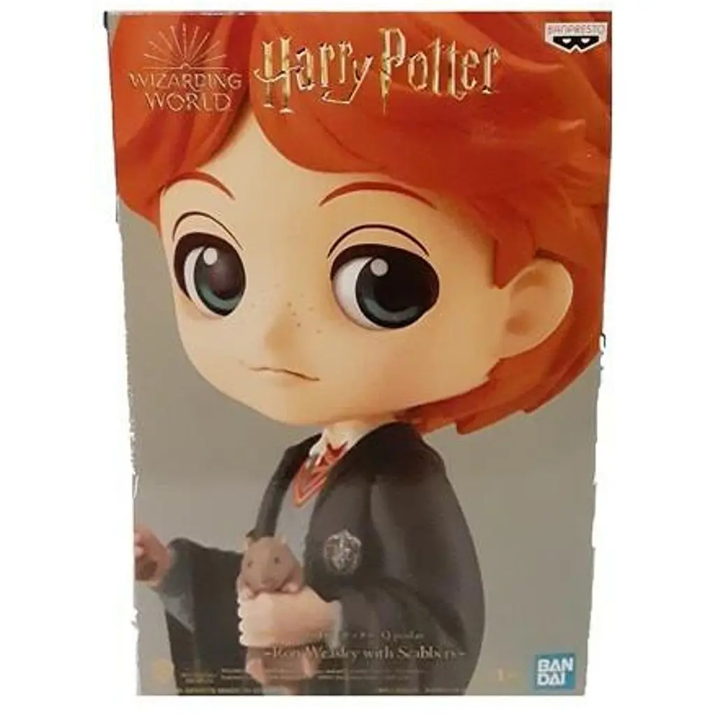Фигурка коллекционная Q Posket Гарри Поттер Рон Уизли с Коростой Harry Potter Ron 15 см WST HP RW 01 - фото 3