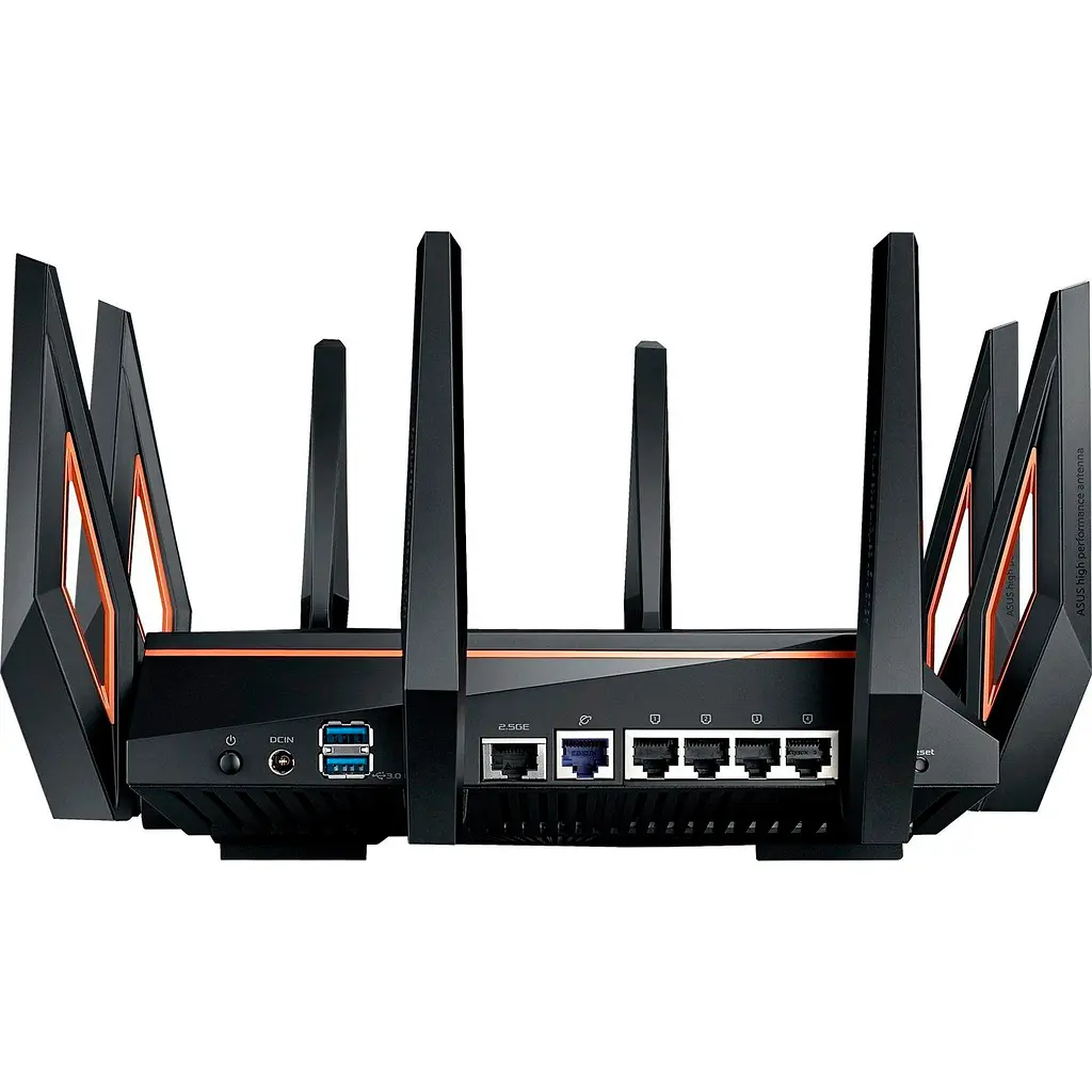 Бездротовий маршрутизатор [роутер] Asus ROG Rapture GT-AX11000 [90IG04H0-MU9G00] [104234] - фото 6