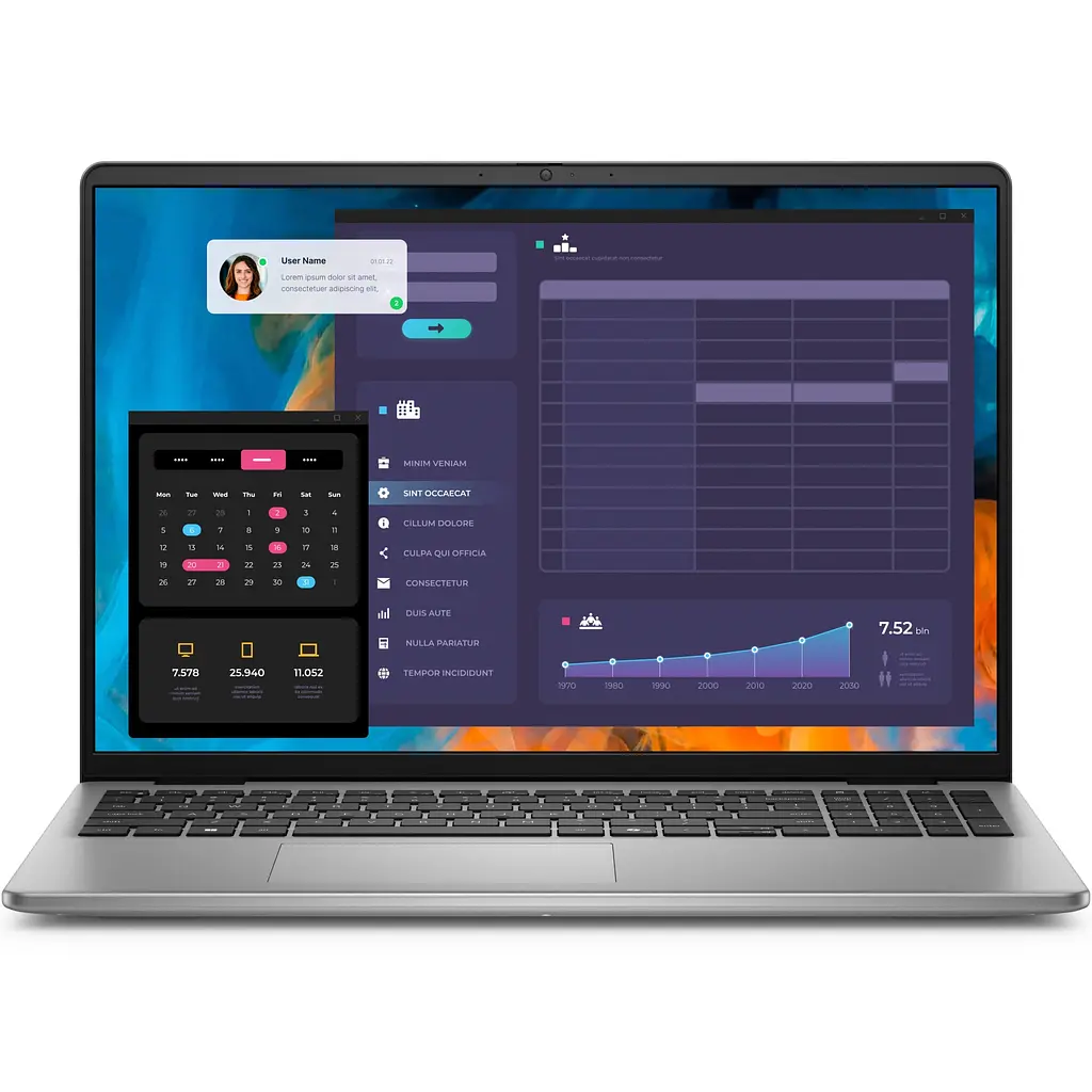 Ноутбук Dell Vostro 5640 5 120U la 50GHz, 16'' +, 16GB DDR5, 1TB, Windows 11 Pro, Titan - фото 3