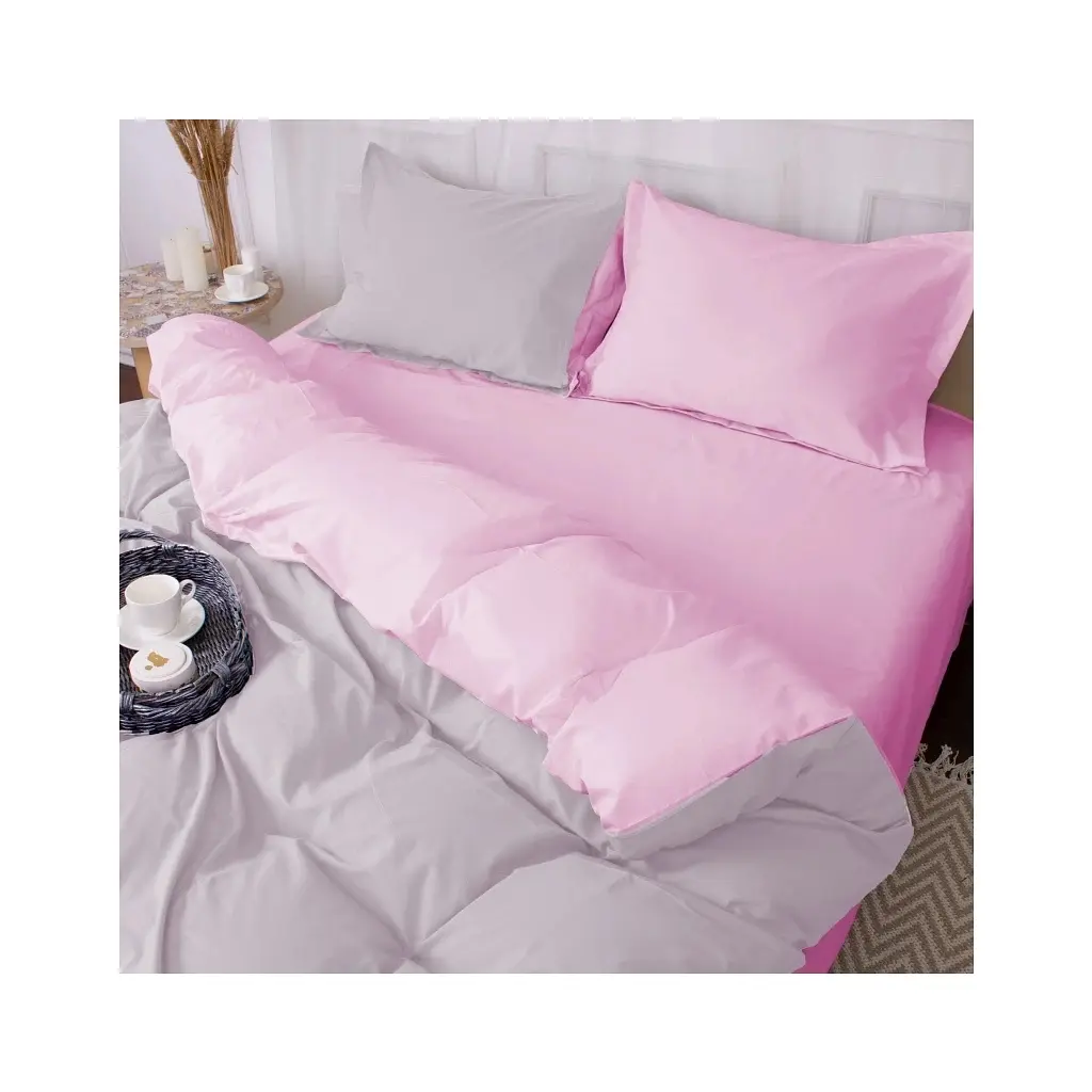 Постільна білизна MirSon Poplin Line 018 + 054 Richelle 2 x 143 x 210 (2200006282815) - фото 2
