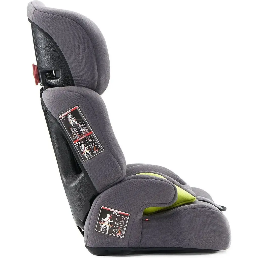 Автокресло Kinderkraft Comfort Up Lime серое с желтым (00-00158112) - фото 5