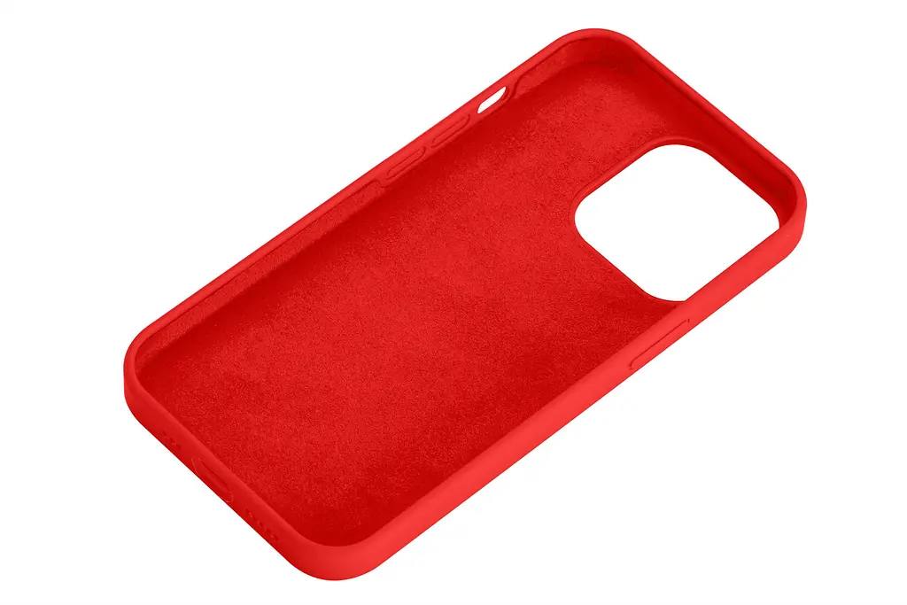 Чехол 2Е Basic для iPhone 14 Pro, Liquid Silicone, красный 2E teh0019421 - фото 2