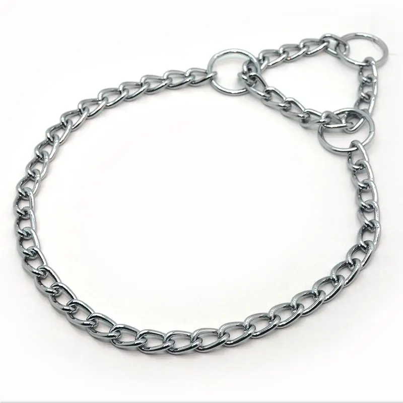 Нашийник зашморг для собак Zoo-hunt ланцюг економ метал УЛЧ1 2,0 мм 35 см - фото 2