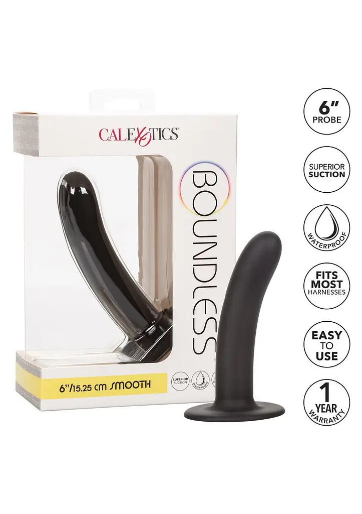 Фалоімітатор Calexotics Boundless, 15.2 см (чорний) - фото 5