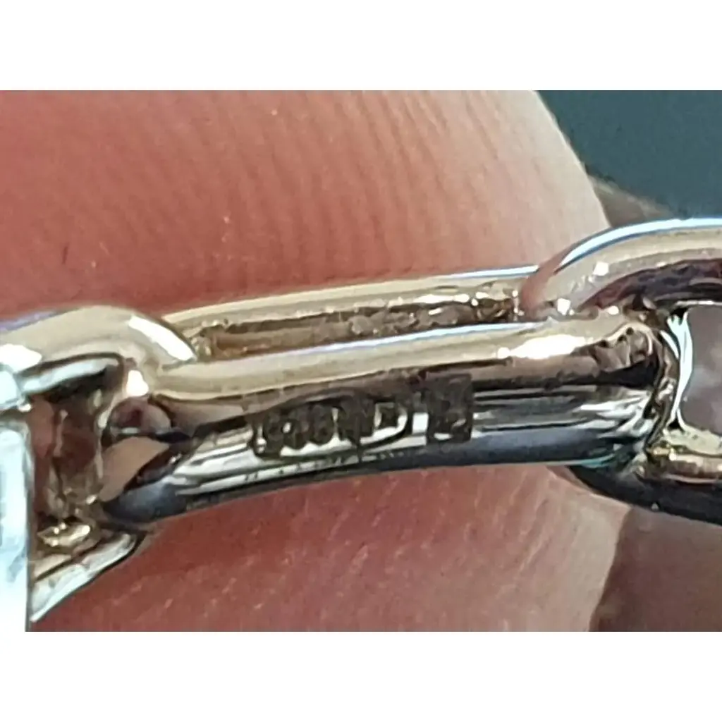 Серебряное кольцо Aurora Замочек с керамикой и фианитами. С1157Ч - фото 5