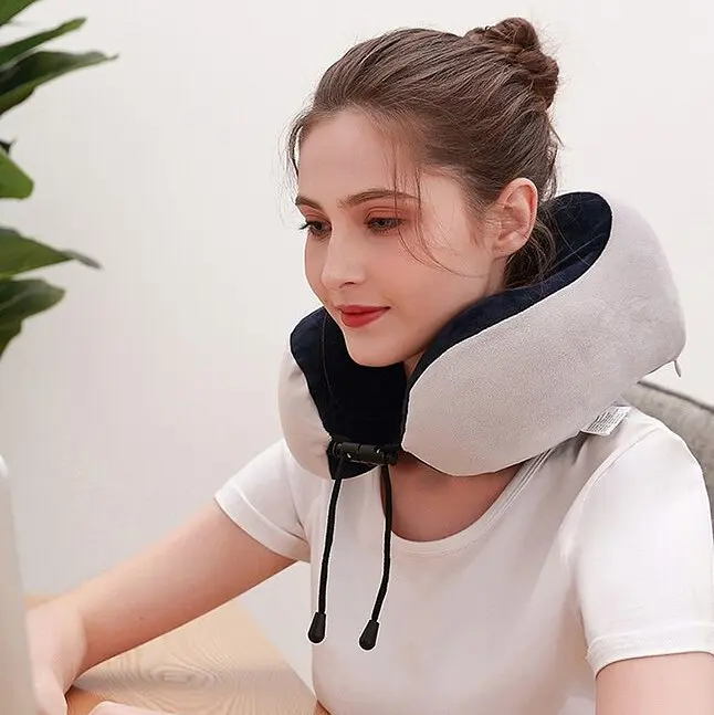 Масажер для шиї U-Shaped Massage Pillow Shake (3_03768) - фото 2