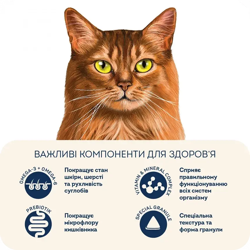 Корм для кішок Home Food з індичкою та лососем для здорової шкіри та блискучої шерсті 1,6кг - фото 6