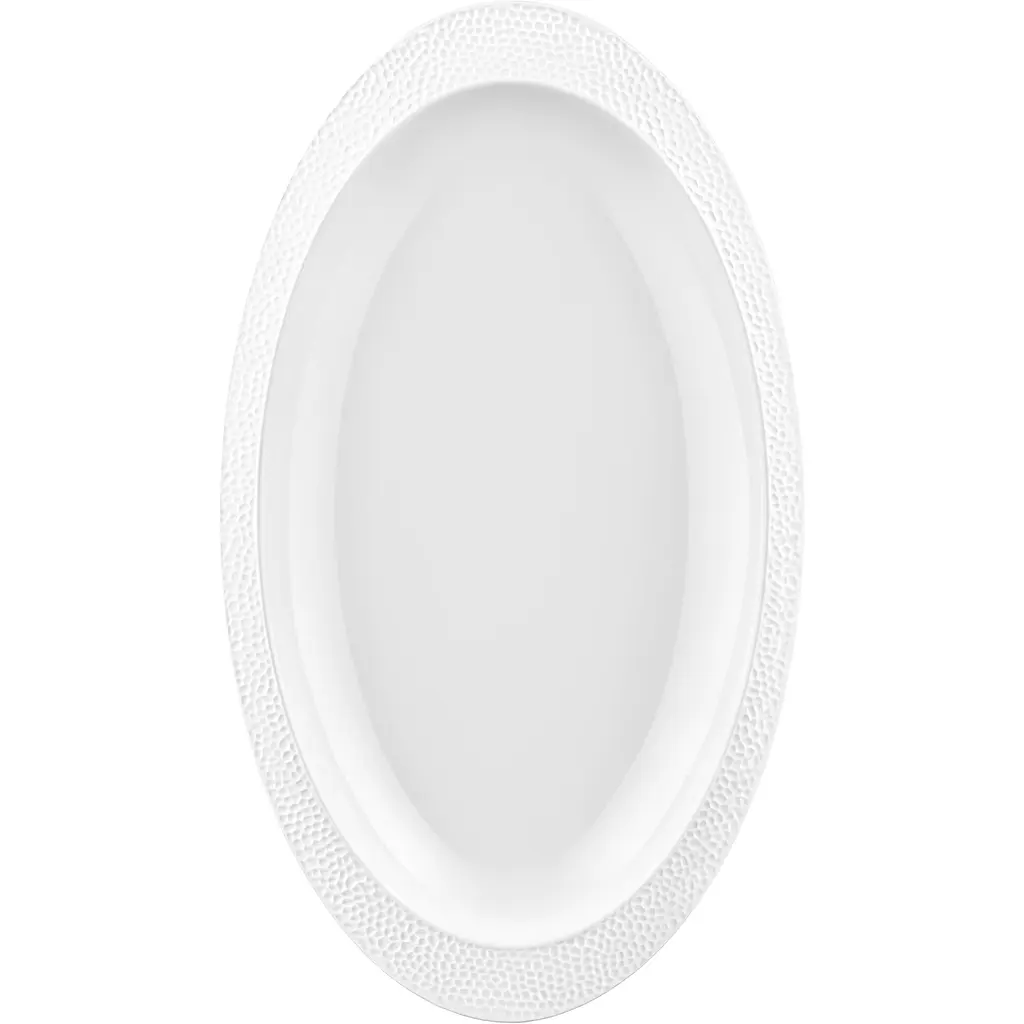 Блюдо овальне Ardesto Ancona порцеляна 27.2х15.7х2.5 см біле (AR3556) - фото 4