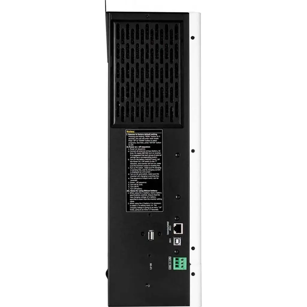Система зберігання енергії Must PV18-6248ECO 6.2kW + 2 АКБ LP28-48200 20.4kWh (51.2V/200Ah/10240Wh) [174042] - фото 4