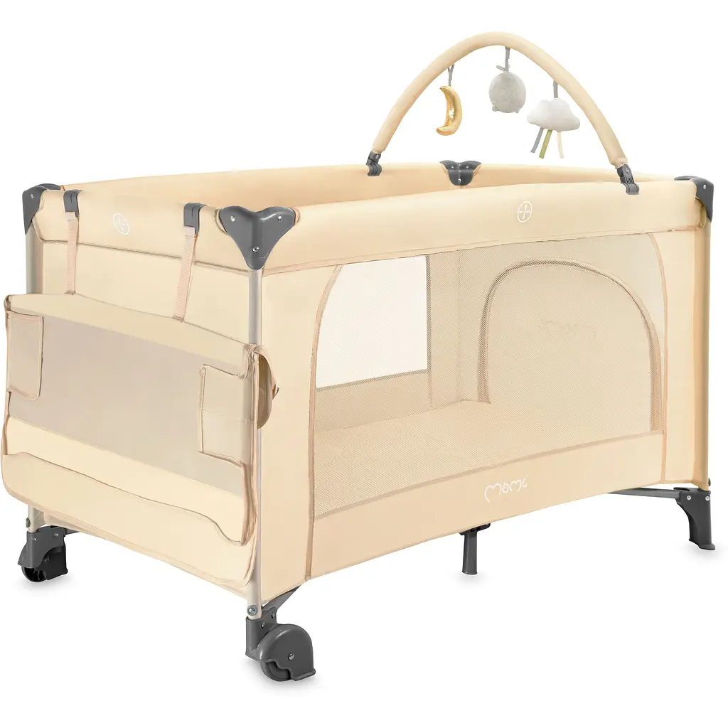 Дитячий манеж MoMi Belove Plus Beige (LOZE00026) - фото 2