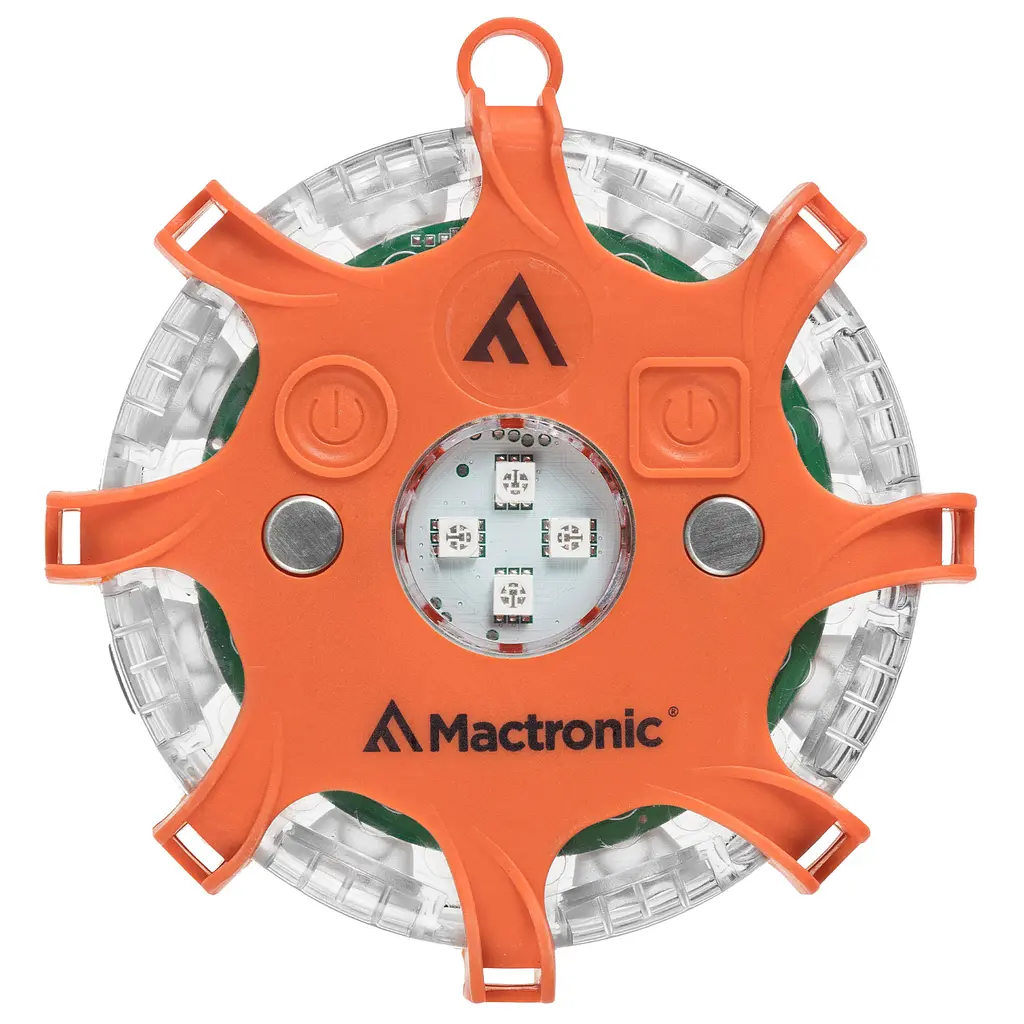 Комплект магнітних сигнальних ліхтарів Mactronic X-Flare PSD0112 6 шт 30 лм 12/220В Червоний - фото 6