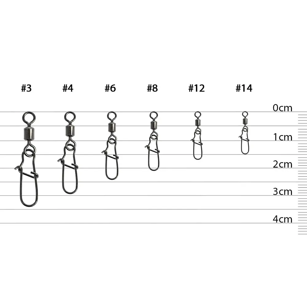 Вертлюжок з застібкою Select Basic Swivel Snap #14 (10 шт/уп) - фото 3