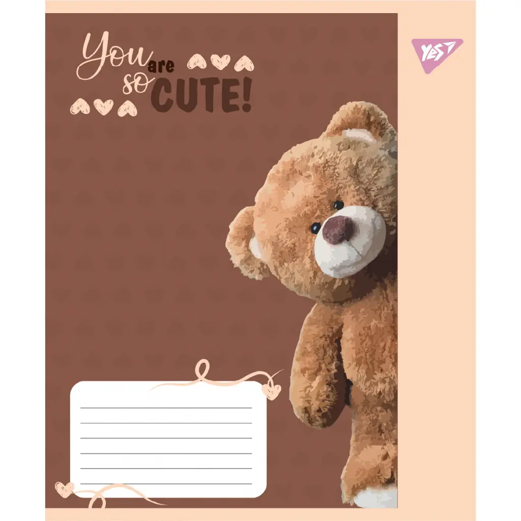 Зошит Yes Yes You are cute А5 12 аркушів лінія (767892) - фото 4